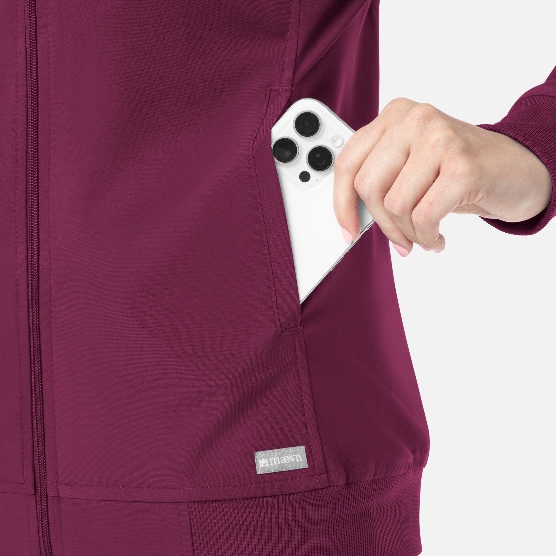 Maevn Momentum Womens Full Zip Bomber Jacket product image 48